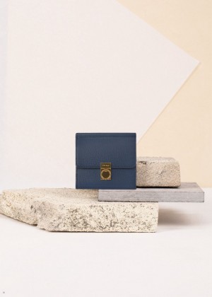 Blue Polene Numéro Sept Women's Wallets | 926-BFMWRX