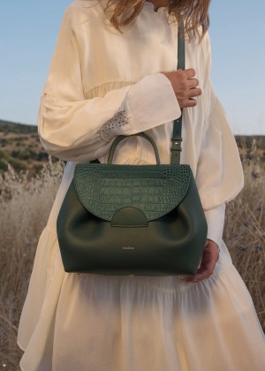 Green Polene Numéro Un Women's Bags | 729-UAEYSB