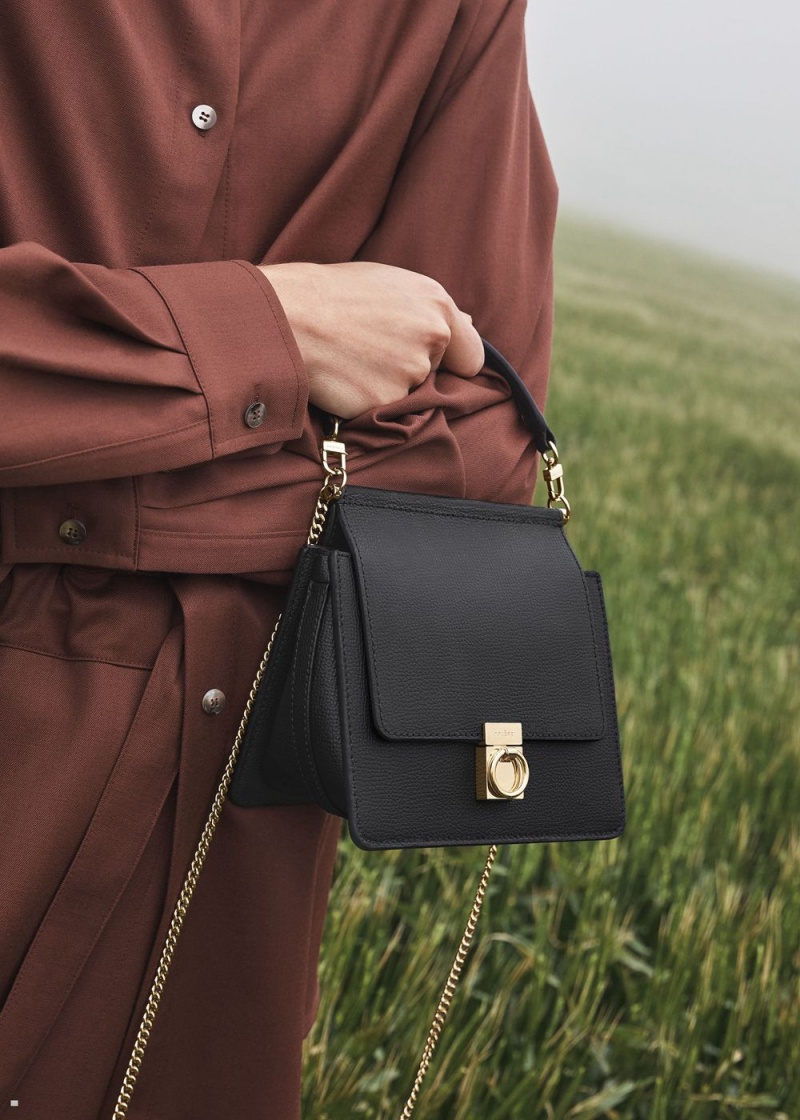 Black Polene Numéro Sept Mini Women's Bags | 043-XVLUCF