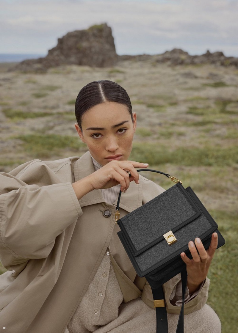 Black Polene Numéro Sept Women's Bags | 685-BWMHRE