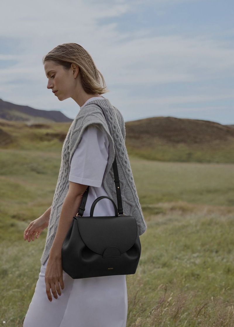 Black Polene Numéro Un Women's Bags | 380-LJKSIW