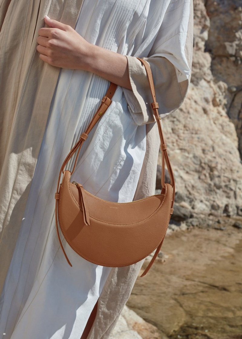 Brown Polene Numéro Dix Women's Bags | 490-GEJUXY