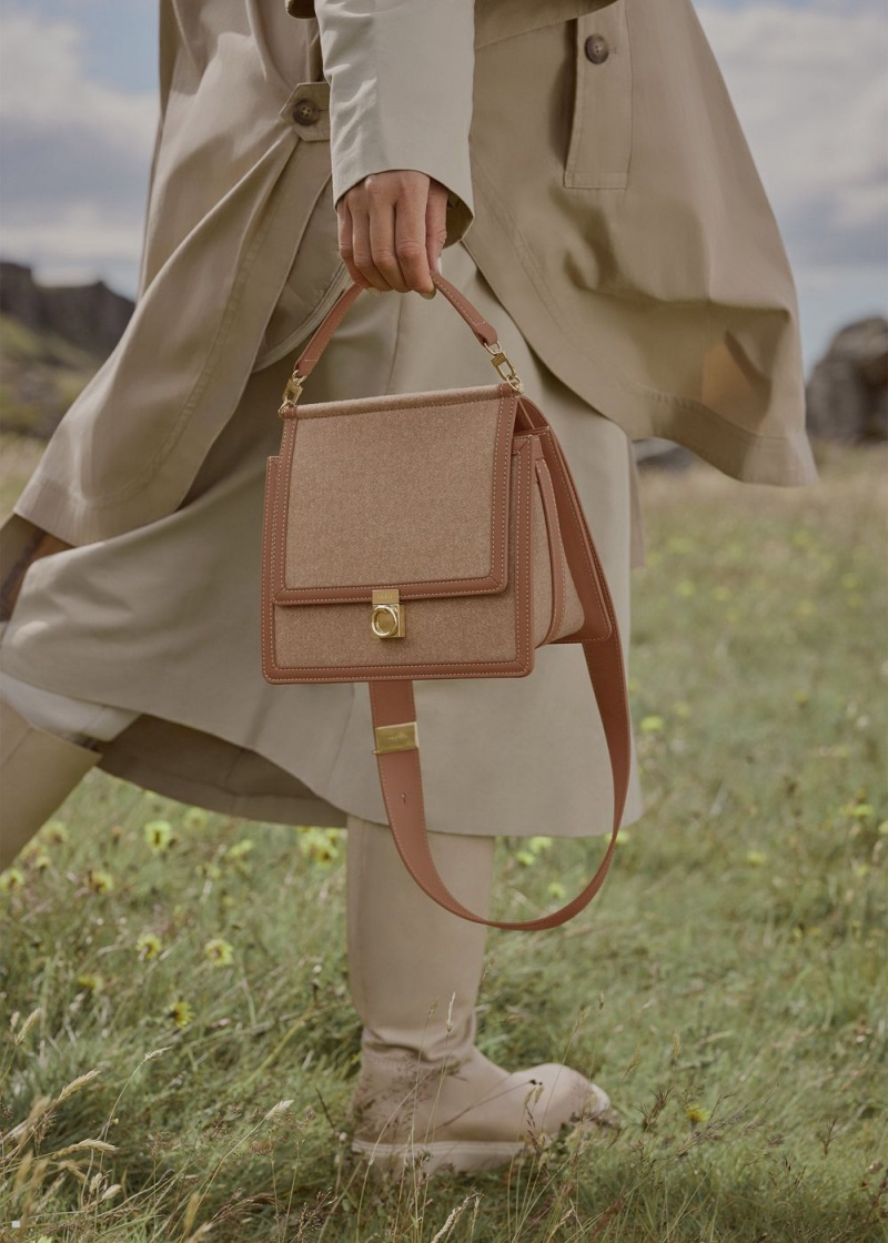 Brown Polene Numéro Sept Women's Bags | 921-YCDWZM