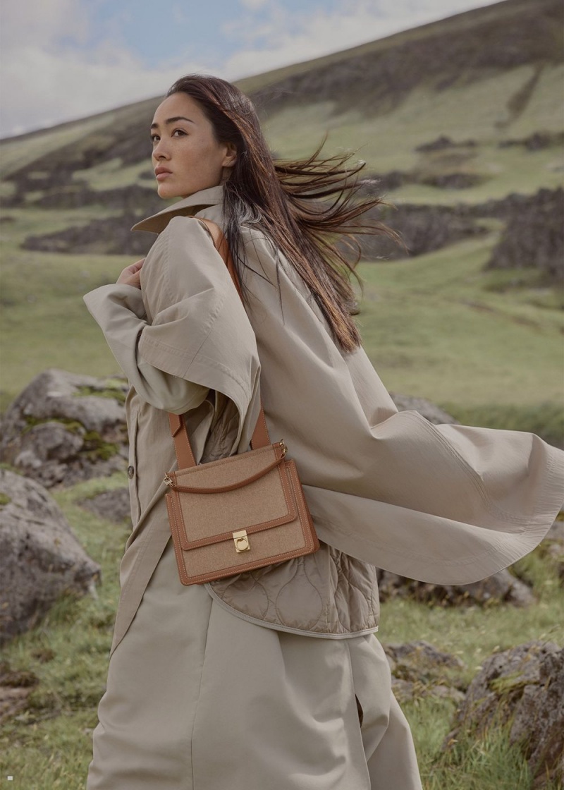 Brown Polene Numéro Sept Women's Bags | 921-YCDWZM