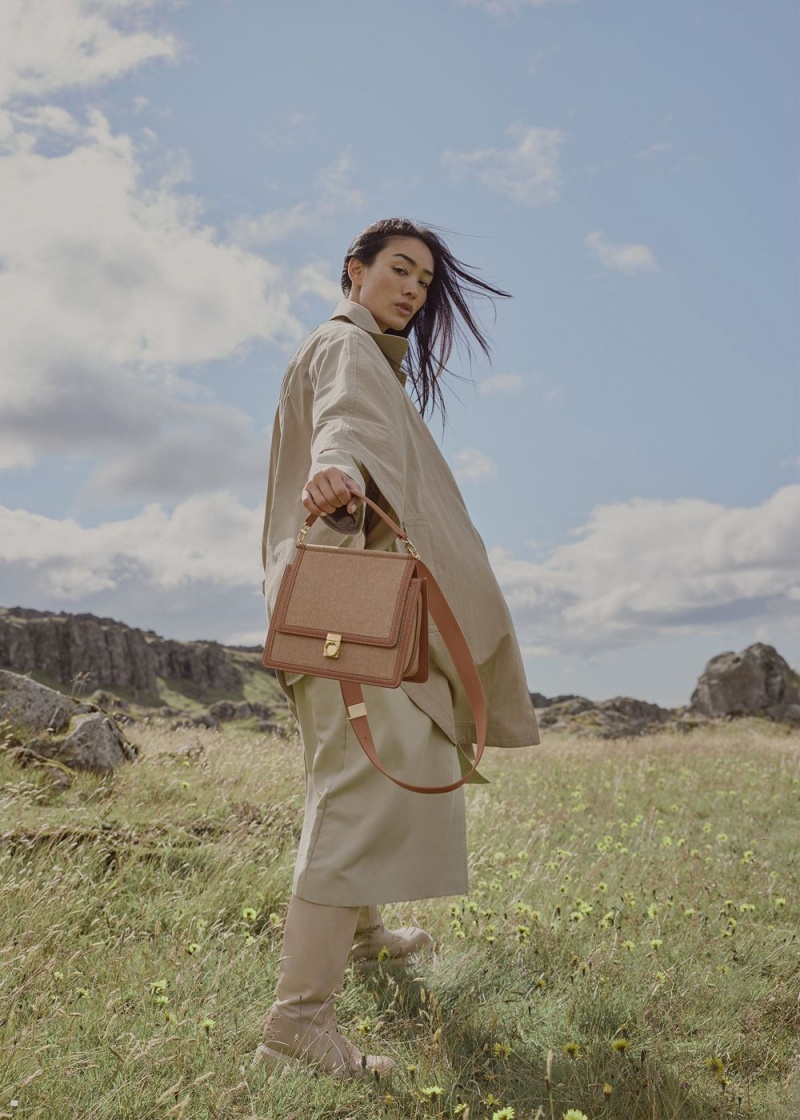 Brown Polene Numéro Sept Women's Bags | 921-YCDWZM