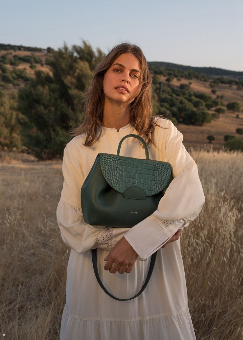 Green Polene Numéro Un Women's Bags | 729-UAEYSB