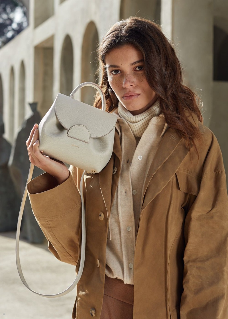 White Polene Numéro Un Nano Women's Bags | 429-GNVSEH